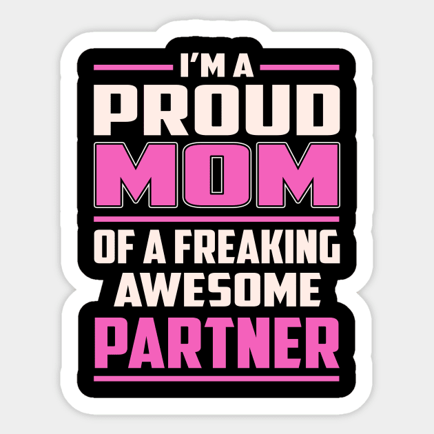 Proud MOM Partner Sticker by TeeBi